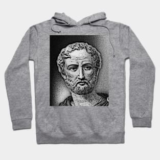 Cayo Plinio Segundo Black And White Portrait | Cayo Plinio Segundo Artwork 4 Hoodie